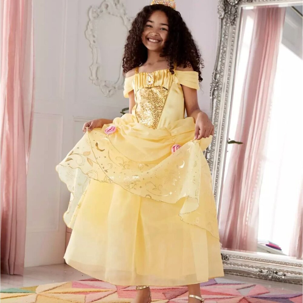 Disney Belle Halloween Pretend Play Costume for Kids Beauty and the Beast Size 5